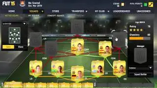 FIFA 15 SQUAD BUILDER 10K FT:Xavi,Isco and busquets