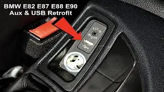 BMW E82 E87 E88 E90 AUX , USB , Bluetooth Retrofit