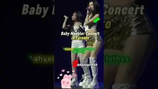 Ahyeon With New Outfit Concert Toronto😱#babymonster#ahyeon#asa#concert#toronto#shorts#fyp#ruka#rora