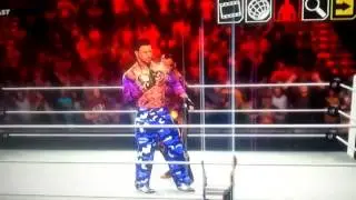 Wwe2k14. JFK chokeslaming darailer #EpicMoment2k14
