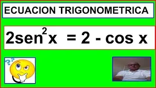 ECUACION TRIGONOMETRICA POR FACTORIZACION.