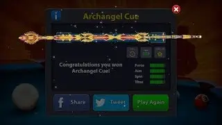 How to Get Archangel Cue With Trick 2017 + Playing With Galaxy Cue/8 Ball Pool
