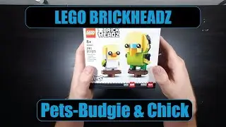 LEGO BRICKHEADZ Pets-Budgie & Chick (40443).