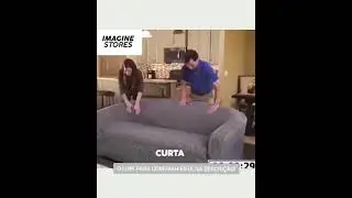 Capa de sof&aacute; Spandex que n&atilde;o sai do lugar!