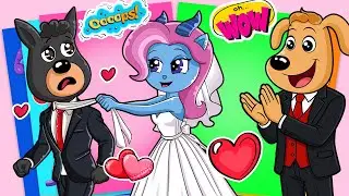 WOW!! Sheriff Labrador at Dobie and Antel Weird Wedding DIY Sticker Book