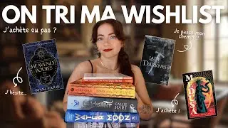 We're sorting my wishlist 👍👎 🗑️ I'm reading the first chapter of 10 books on my wishlist