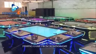 2021 HomingGame Hot Sale 85' Large Screen 10 Players Fishing Table Game Machine best fishing game