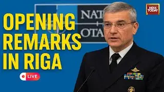 NATO Military Committee Annual Conference in Riga, Latvia | Admiral Cavo Dragone | India Today LIVE