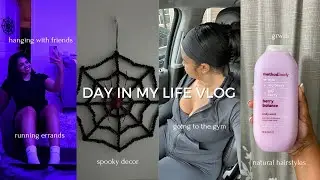 DAY IN MY LIFE VLOG | working out, hanging with friends, spooky decor, etc.