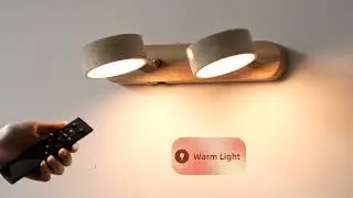 Travertine Duo Rechargeable Wall Light &ndash; Natural Stone Texture, Cordless Warm Glow