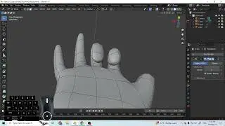 Blender Modelling Hand Fingers