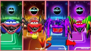 ⚠️ MONSTER McQUEEN 🆚 MONSTER McQUEEN 🔥 BIG TILES HOP BATTLE! 🎶⚡
