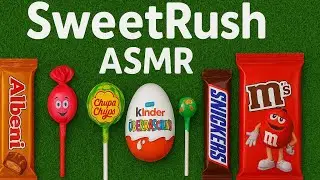 Crunchy & Colorful ASMR Candy Unboxing I Rainbow Lollipops & Chocolates 🍭