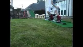 4 tricks on the new summer turf snowboard setup