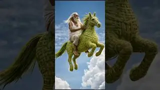 Horse | Amazing coconut leaf craft #coconutleaf #woodenhands#handcrafted #ytshorts #viral