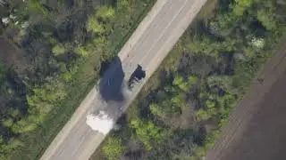 Ukraine - 25.04.2023. A Ukrainian TOR-M1 9A331 Defense System Was Damaged By A Russian Lancet Drone.