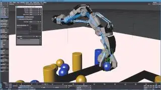 Использование функции динамического родительского элемента в LightWave 2015 для перемещения объектов