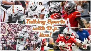 Miami moves on to the Cotton bowl. Talking sports with D.P. live!