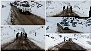 Latest update from Zojila Pass Road condition | Snowfall🌨️ | 30 December 2025.