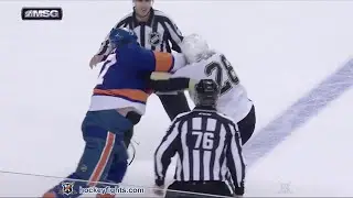 Ian Cole vs Matt Martin Apr 2, 2016