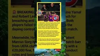 🚨BREAKING: Barcelona Hit with Multiple Fines After Inter Milan Clash #football #barcelona #yamal