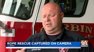 Rope Rescue Captured On Camera