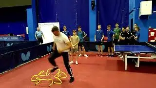 Тренировочный процесс игроков КНТ 