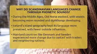 Why Do Scandinavian Languages Change Through Phonetic Sounds? - Unmapping Scandinavia
