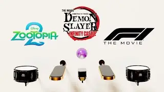 Epic Movie Theme Medley | Zootopia 2, Demon Slayer : Infinity Castle, F1 the Movie | Marble Music