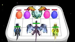MERGE DRAGON BATTLE : Dinosaur Run 3D ⭐ Merge Simulator Battles