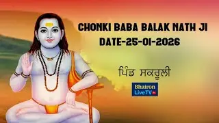 CHONKI BABA BALAK NATH JI ਪਿੰਡ ਸਕਰੂਲੀ BHAIRON LIVE TV