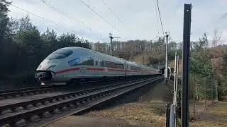 ICE trains at 250km/h-300km/h