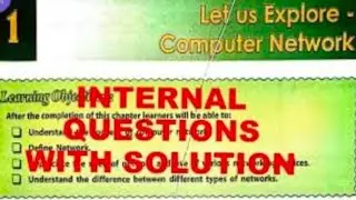 DAV | CLASS 8 | COMPUTER | CHAPTER 1 | LET US EXPLORE COMPUTER NETWORK | EXERCISE 
