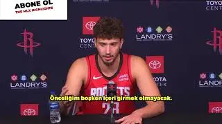 ALPEREN ŞENGÜN, HOUSTON ROCKETS MEDYA GÜNÜNDE KONUŞTU: ARTIK ŞUTUMA GÜVENİYORUM! TÜRKÇE ALTYAZILI!