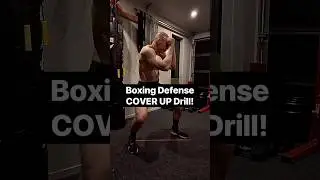 Boxing Defense COVER UP Drill! 👊💪🔥 #shorts #boxing #fitover50