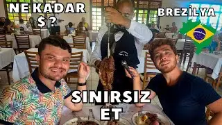 Brezilya'da SINIRSIZ ET Restoranı (Churrasco) 🇧🇷