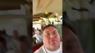 Fat Testing The Barnstormer Kid Coaster with Goofy at Magic Kingdom in Disney World Plus Size Riders