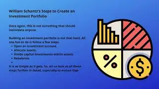 William Schantz guidance to Build an Investment Portfolio.