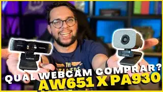 WEBCAM 2024 COMPARATIVO AUSDOM X PAPALOOK - MODELO AW651 E PA930 | A MELHOR Streamcam da Aliexpress