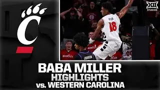 Baba Miller Highlights vs. Western Carolina | 2025-26 Big 12 Basketball