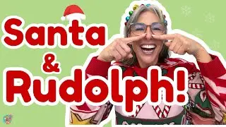 Santa and Rudolph Song | Actions for Toddlers | Miss Messy Play &ndash; Early Years Learning & Songs