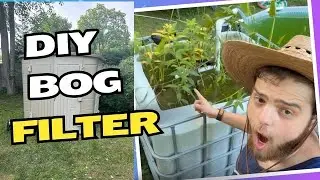 DIY BOG FILTER FOR POOL POND!!