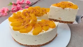 ЛУЧШИЙ ЛЕТНИЙ ТОРТ БЕЗ ВЫПЕЧКИ! Тает во рту! Торт-мороженое за 5 минут!
