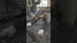 Inside the Making of Steel Grating 🔥 | Strength, Precision & Industrial Art in Action #steelgrating