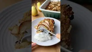 Pear Baked Oats