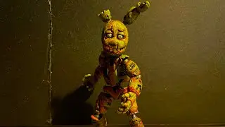 Showcase on my custom Fnaf springtrap figure!!