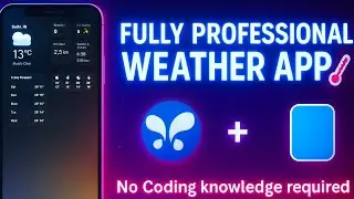 Make professional weather app ll #video #trending #technology #app #coding #ai #information