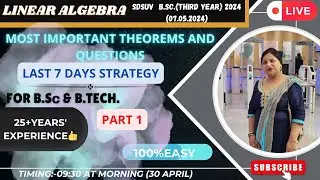 &pi; classes by monika is live | Linear algebra | vector subspace|BSc.|LT|Important theorem|MSc