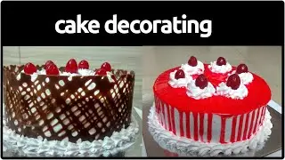#cake decoration|#poorni'schanneltamil|#cake design|#cakr decorating ideas Tamil|