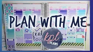 Sped Up Plan With Me feat. KPLPlans | Erin Condren Life Planner (vertical)